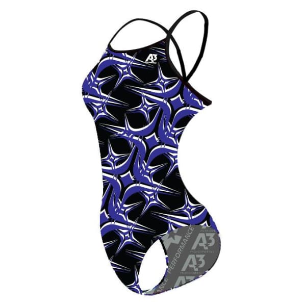 A3 Performance Starbyrst Female Flashback Swimsuit - Purple 501 / 22 - Female