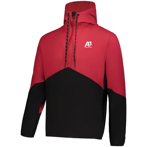 Legend Hooded Pullover - True Red/Black / Small - Coats & Jackets
