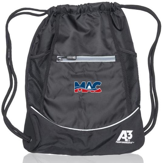 MAC Cinch Bag w/ logo - Madison Aquatic Club
