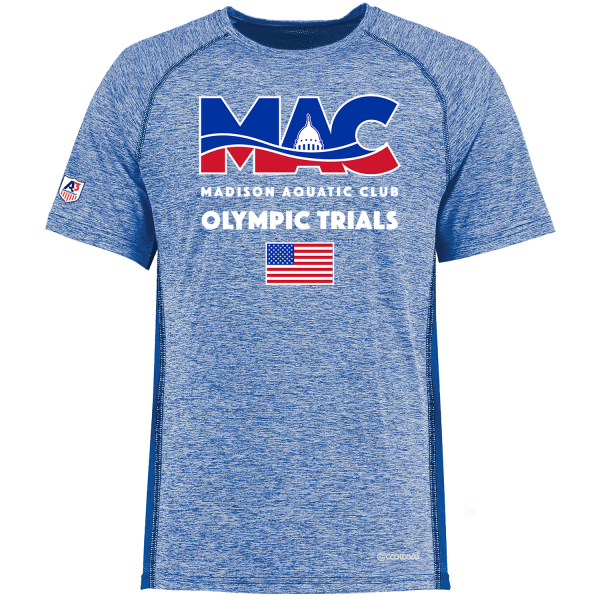 MAC: Olympic Trials Team - Englehardt Electrify Tee - Madison Aquatic Club