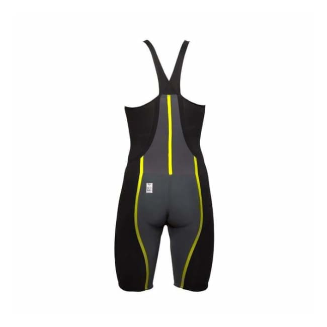 Team Vici Female Closed Back Technical Racing Swimsuit - Black/yellow 109 / 18 - Team Store