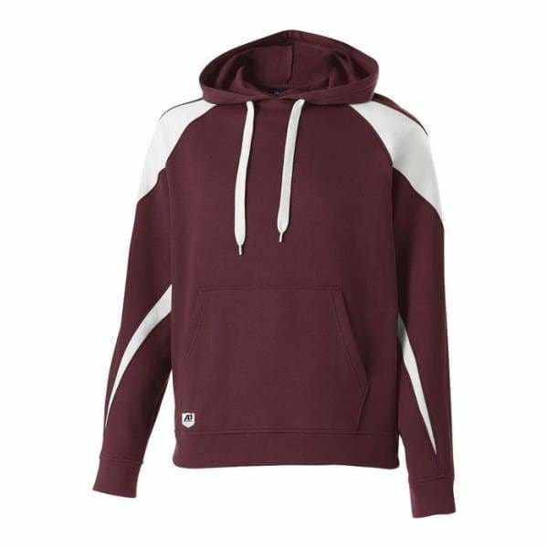 Youth Prospect Hoodie - Maroon/White 380 / Youth Small - Apparel