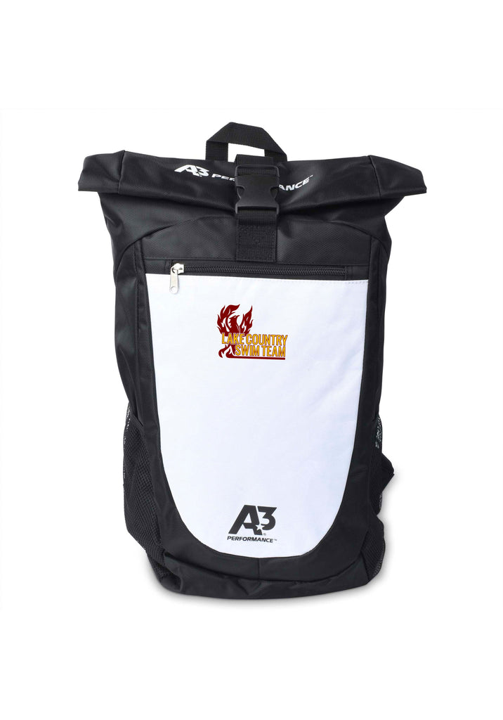 NEW! Lake Country Roll Top Backpack w/ logo - Lake Country Phoenix Swim Team