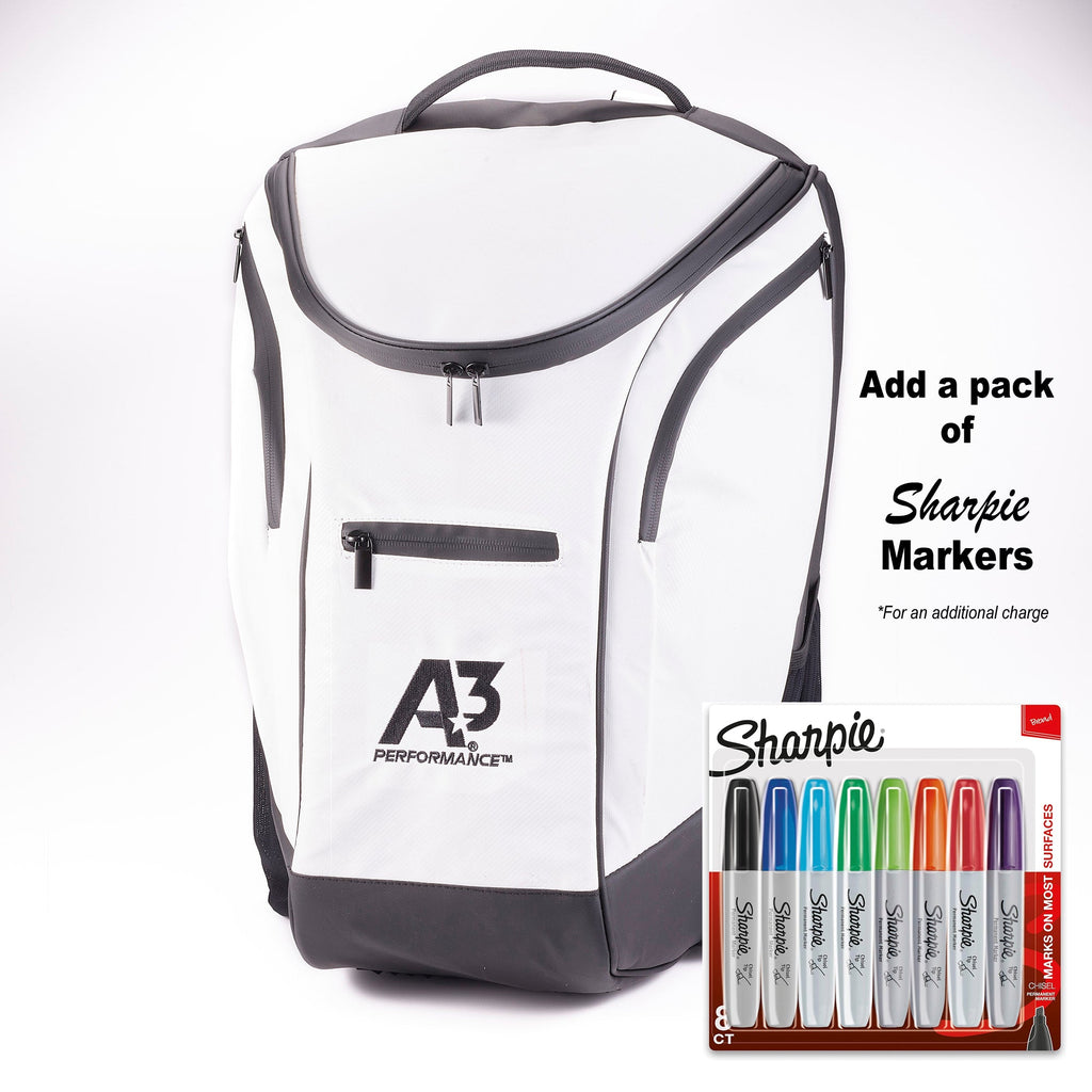 A3 Performance Competitor Backpack - White - White 250 - A3 Performance