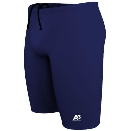 A3 Performance Solid Male Jammer Swimsuit - 18 / Navy 350 - Male