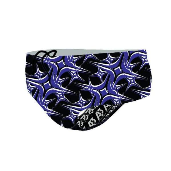 A3 Performance Starbyrst Male Brief Swimsuit - Purple 501 / 24 - Male