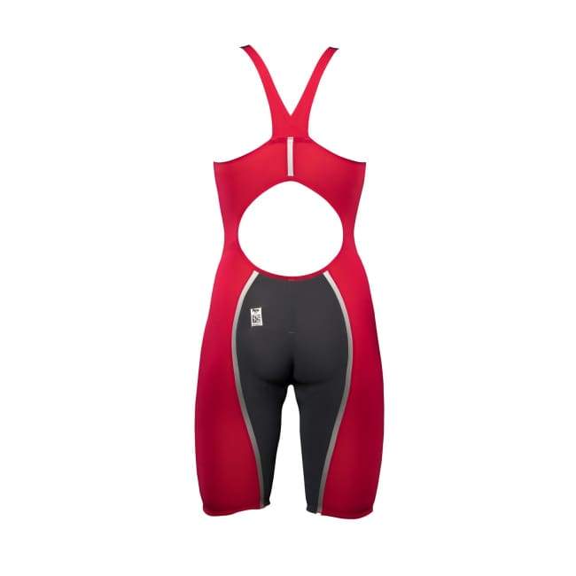 A3 Performance Vici Female Powerback Technical Racing Swimsuit - Red/silver 400 / 18 - Female