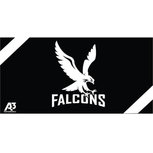 ASDF Custom Towel - Black - American School of Dubai Falcons
