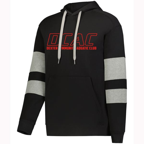 DCAC Jackson Way Hoodie - Black/Charcoal / YS - Dexter Community Aquatic Club