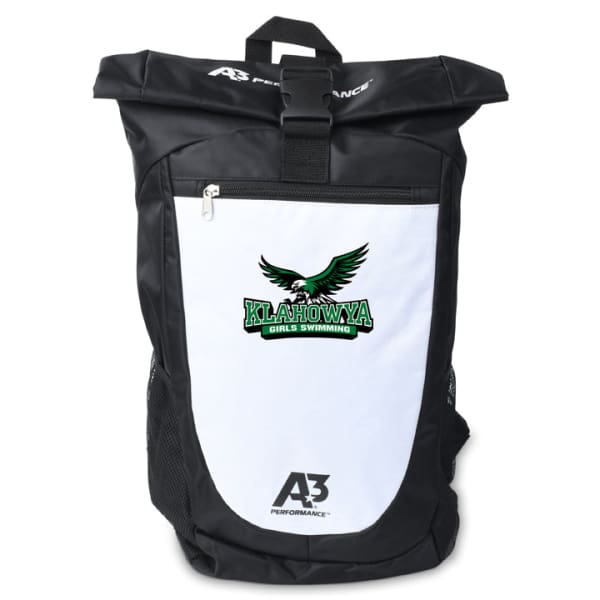 Klahowya Roll Top Backpack w/ logo - Klahowya Swimming