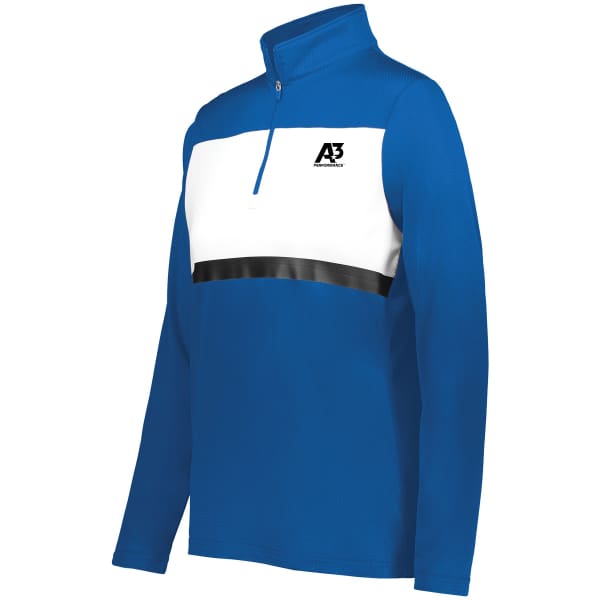 Ladies Prism Bold 1/4 Pullover - Royal/White 280 / Small - Coats & Jackets