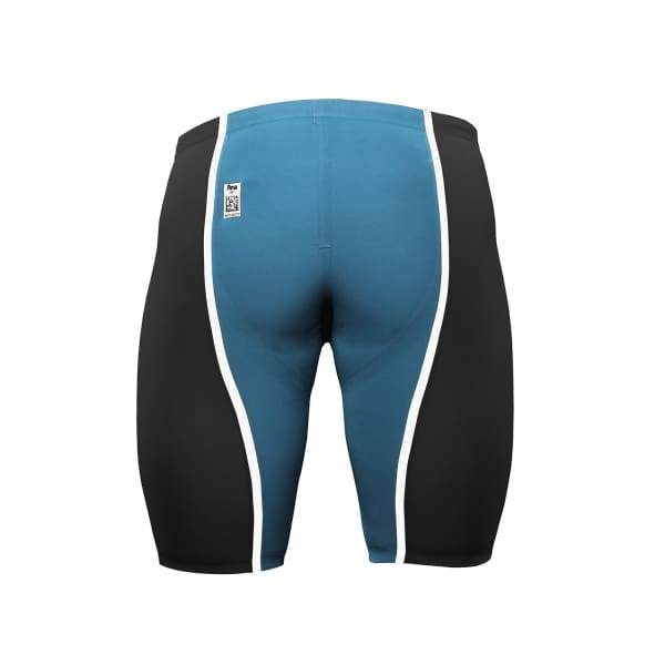 A3 Performance VICI Male Jammer Technical Racing Swimsuit - LIMITED EDITION - Black/Teal/White / 22 - Male