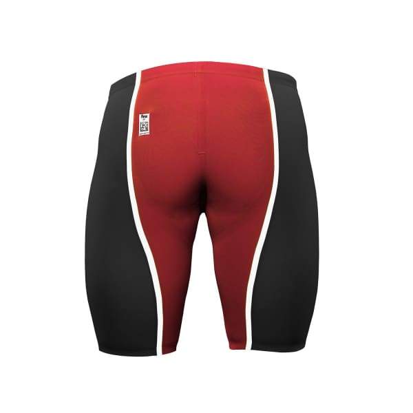 A3 Performance VICI Male Jammer Technical Racing Swimsuit - LIMITED EDITION - Black/Red/White / 22 - Male