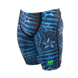 Moonwaves PHENOM Male Jammer Technical Racing Swimsuit - Blue/Navy 305 / 20 - Male