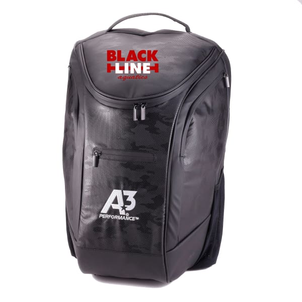 New! Blackline Aquatics Competitor Backpack - Black 100 - Blackline Aquatics