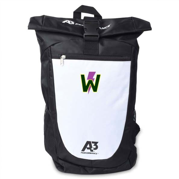 NEW! West Liberty Roll Top Backpack w/ embroidered logo - West and Liberty Swim and Dive