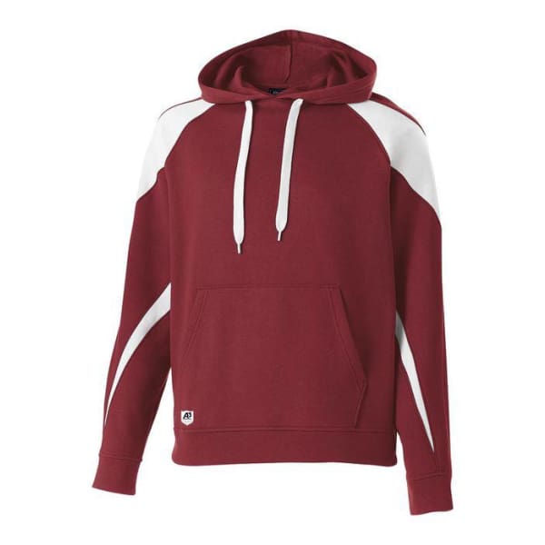 Prospect Hoodie - Cardinal/White 409 / Adult Small - Apparel