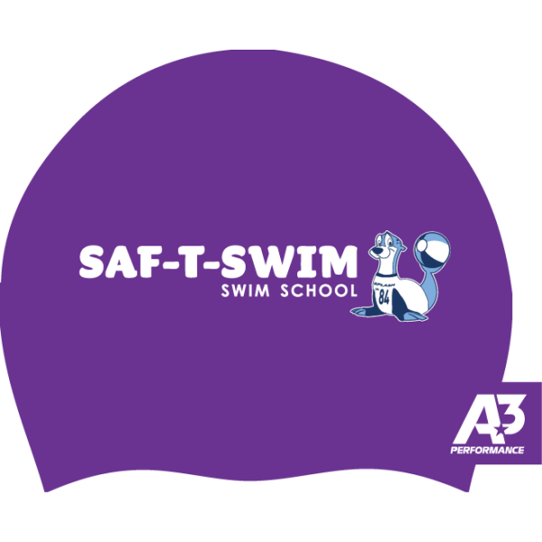 SAFE-T-SWIM Silicone Cap - Purple - Streamline Brands
