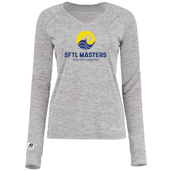 SFTL Ladies Electrify Long Sleeve Tee - Gray 55M / Ladies XS - SFTL Masters