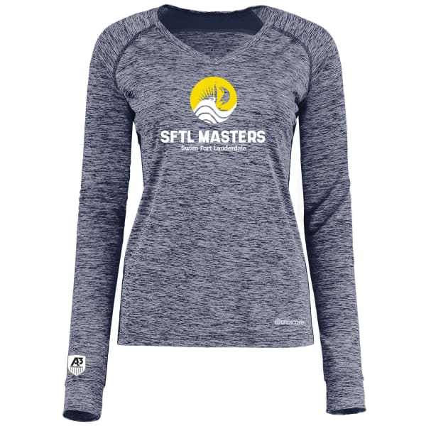 SFTL Ladies Electrify Long Sleeve Tee - Navy U22 / Ladies XS - SFTL Masters