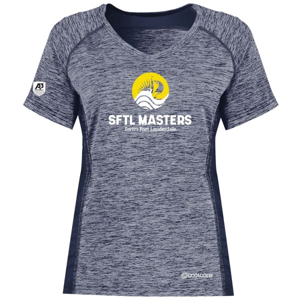 SFTL Ladies Electrify Short Sleeve Tee - Navy U22 / Ladies S - SFTL Masters