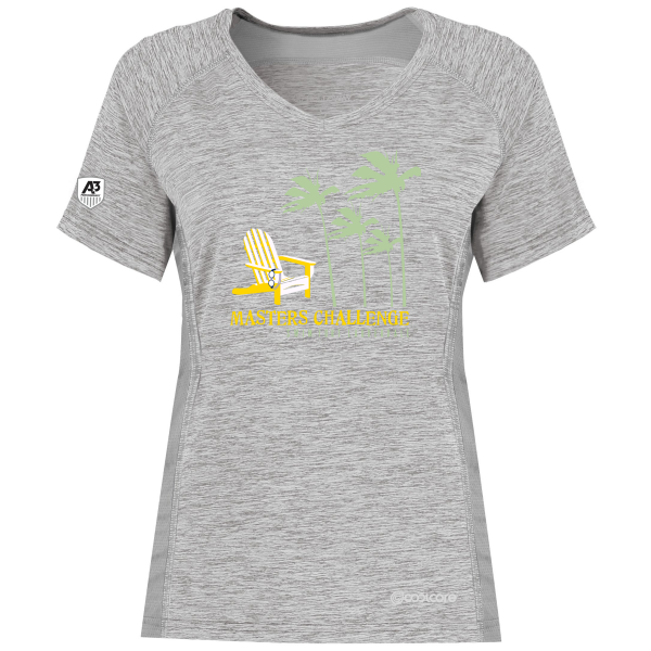 SFTL Masters Electrify Short Sleeve Tee - Gray 55M / Ladies XS - SFTL Masters