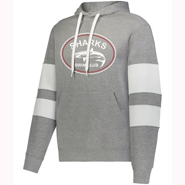 Sharks Jackson Way Hoodie - Charcoal/White / S - Schenectady Sharks