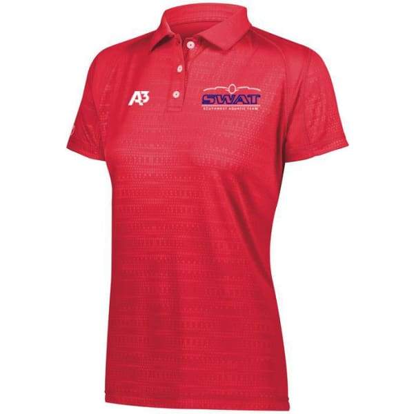 SWAT Converge Polo - Red 083 / Ladies Small - Southwest Aquatic Team