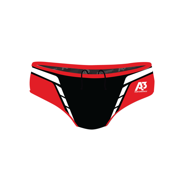Team Trax Male Brief Swimsuit - Red 401 / 24 - Team Store
