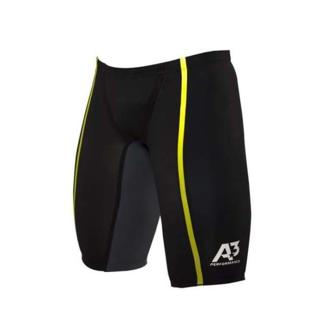 Team Vici Male Jammer Technical Racing Swimsuit - Black/yellow 109 / 22 - Team Store