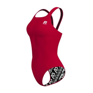 A3 Performance Female Sprintback Swimsuit - Red 400 / 18 - Female