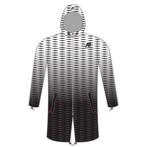 A3 Performance Sublimated Parka - White/Black / Youth Small - Team Apparel