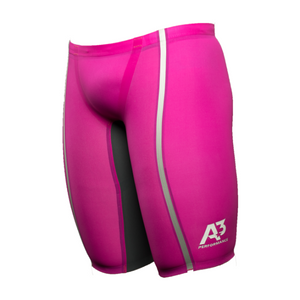 Batesville VICI Male Jammer Technical Racing Swimsuit - Pink/Silver 450 / 20 - Batesville