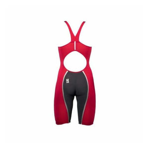 Team Vici Female Powerback Technical Racing Swimsuit - Red/silver 400 / 18 - Team Store