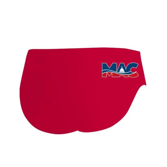 MAC Male Brief w/ logo - Madison Aquatic Club