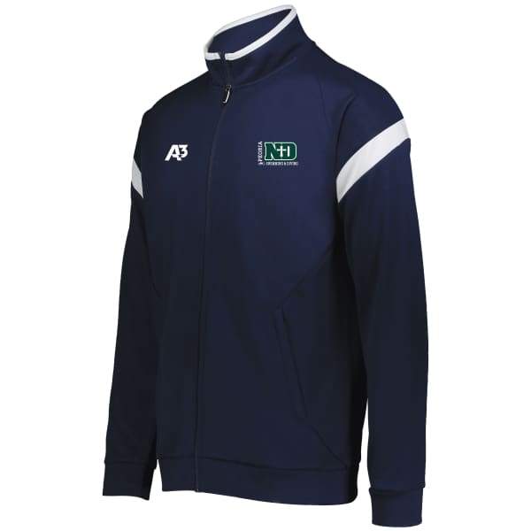 PND Limitless Jacket - Ladies Small / Navy/White 301 - Peoria Notre Dame Swimming & Diving