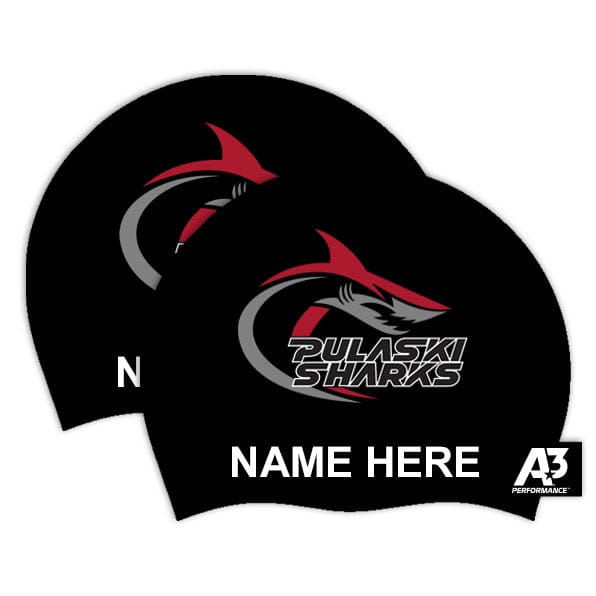 Pulaski Silicone Caps (2-Pack with Names) - Pulaski Swim Club