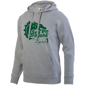 Sea Dragons 60/40 Hoodie - Youth Small / Charcoal Heather 017 - The Legend at Brandybrook Sea Dragons