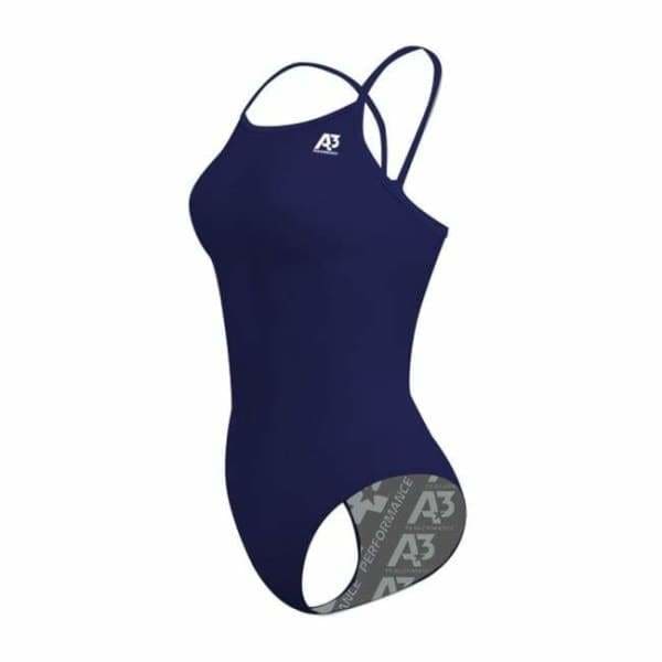 PRACTICE Solid Female Xback Swimsuit - Navy 350 / 18 - Team Store