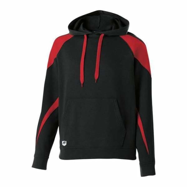 Youth Prospect Hoodie - Black/Scarlet 500 / Youth Small - Apparel