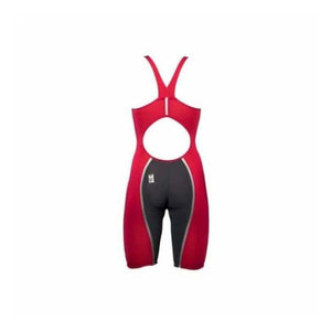 Blackline Vici Female Powerback Technical Racing Swimsuit - Red/silver 400 / 18 - Blackline Aquatics